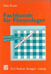 Cover of: Fachkunde für Fliesenleger. Technologie mit Rechnen und Zeichnen.