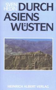 Cover of: Durch Asiens Wüsten