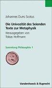 Cover of: Die Univozität des Seienden. Texte zur Metaphysik.