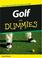 Cover of: Golf Fur Dummies