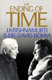 The ending of time by Jiddu Krishnamurti