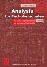 Cover of: Analysis für Fachoberschulen. Ein Lehr- und Arbeitsbuch zur modernen Mathematik.