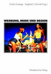 Cover of: Werbung, Mode und Design.