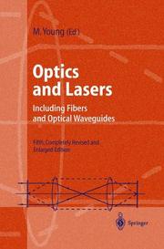 Cover of: Optics and Lasers: Including Fibers and Optical Waveguides