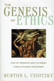 Cover of: The Genesis of ethics