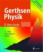 Cover of: Gerthsen Physik. Zuvor bearbeitet von H.Vogel