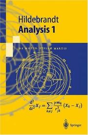 Cover of: Analysis 1 (Springer-Lehrbuch)
