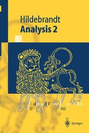Cover of: Analysis 2