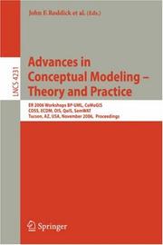 Advances in conceptual modeling - theory and practice : ER 2006 workshops BP-UML, CoMoGIS, COSS, ECDM, OIS, QoIS, SemWAT, Tucson, AZ, USA, November 6-9, 2006 ; proceedings