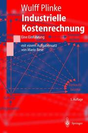 Cover of: Industrielle Kostenrechnung