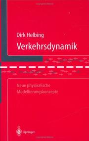 Cover of: Verkehrsdynamik: Neue physikalische Modellierungskonzepte