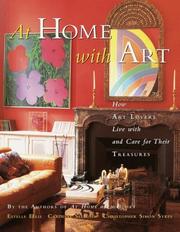 Cover of: At home with art: how art-lovers live with and care for their treasures