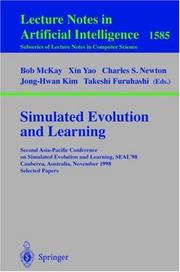 Simulated evolution and learning : Second Asia-Pacific Conference on Simulated Evolution and Learning, SEAL '98, Canberra, Australia, November 24-27, 1998 : selected papers