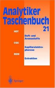 Cover of: Analytiker-Taschenbuch / Volume 21 (Analytiker-Taschenbuch)