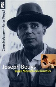 Cover of: Joseph Beuys. Jeder Mensch ein Künstler. Gespräche auf der documenta 5/1972.
