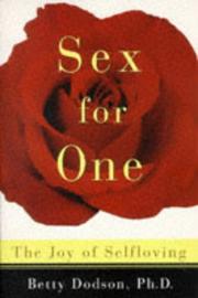 Cover of: Sex for one