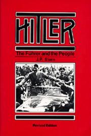 Cover of: Hitler: the Führer and the people