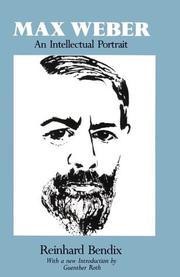 Cover of: Max Weber: An Intellectual Portrait