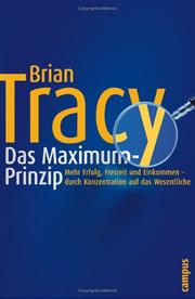 Cover of: Das Maximum- Prinzip.