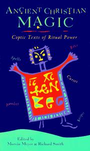 Cover of: Ancient Christian Magic: Coptic Texts of Ritual Power