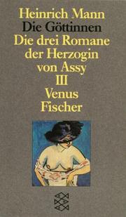 Cover of: Die Göttinnen III. Venus.
