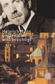 Cover of: Ein Zeitalter wird besichtigt. by Heinrich Mann