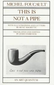 Cover of: This is not a pipe by Michel Foucault