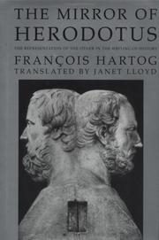 The mirror of Herodotus by François Hartog