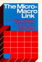 Cover of: The Micro-macro link
