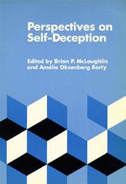 Cover of: Perspectives on self-deception by edited by Brian P. McLaughlin and Amélie Oksenberg Rorty.