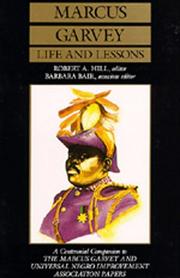Marcus Garvey by Marcus Garvey, Robert Abraham Hill, Barbara Blair