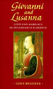 Giovanni and Lusanna by Gene Brucker