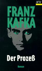 Cover of: Der Prozess. by Franz Kafka