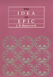 The idea of epic