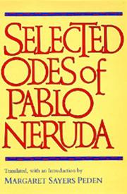 Cover of: Selected odes of Pablo Neruda by Pablo Neruda