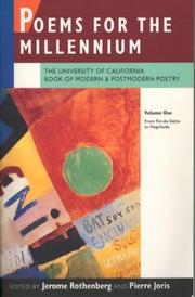 Cover of: Poems for the Millennium: The University of California Book of Modern and Postmodern Poetry, Vol. 1: From Fin-de-Siecle to Negritude
