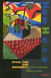 Cover of: NowHere: space, time and modernity