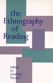 Cover of: The Ethnography of reading