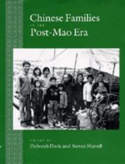 Cover of: Chinese families in the post-Mao era