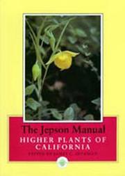 Cover of: The Jepson manual by Jepson, Willis Linn