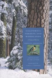 Cover of: California forests and woodlands: a natural history