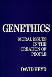 Cover of: Genethics