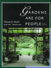 Cover of: Gardens are for people by Thomas Dolliver Church