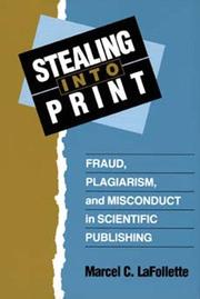 Stealing into print by Marcel C. LaFollette