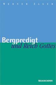 Cover of: Bergpredigt und Reich Gottes
