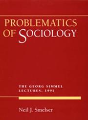 Problematics of sociology : the Georg Simmel lectures, 1995