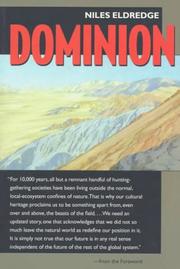 Cover of: Dominion by Niles Eldredge
