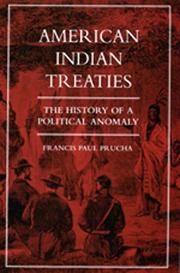Cover of: American Indian Treaties by Francis Paul Prucha