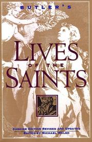 Cover of: Butler's Lives of the Saints by Michael Walsh
