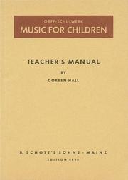 Cover of: Orff-Schulwerk in Canada Teacher Manual